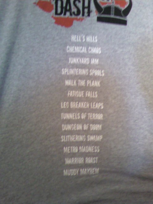 The back of the shirt. Tells you what we did!