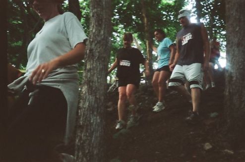 My favorite part! In the forest! The steep terrain and jagged rocks! I really did like this part!