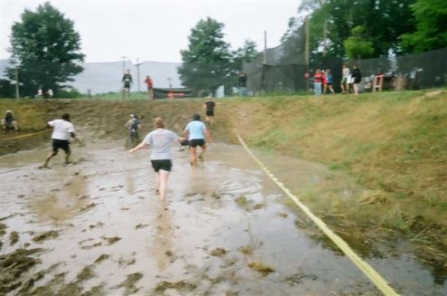 Swampy. Our first taste of mud and what's to come!