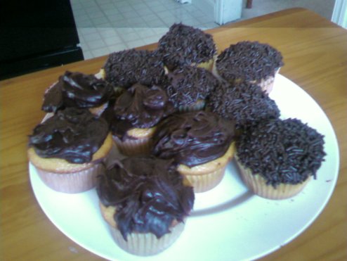 Half with sprinkles, half without! Tasty!